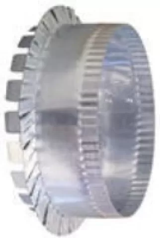 10" CRIMPED COLLAR W1/2" FLANGE
#T255-10