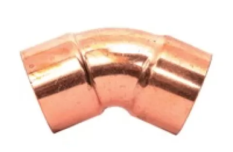 3/8" O.D. 45DEG COPPER ELBOW