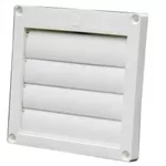 4" WHITE PLASTIC DRYER VENT W/O
PIPE #110286