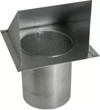 112470 6"X11" HD GALVANIZED FRESH
AIR INTAKE W/SCREEN