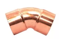 3/8" O.D. 45DEG COPPER ELBOW